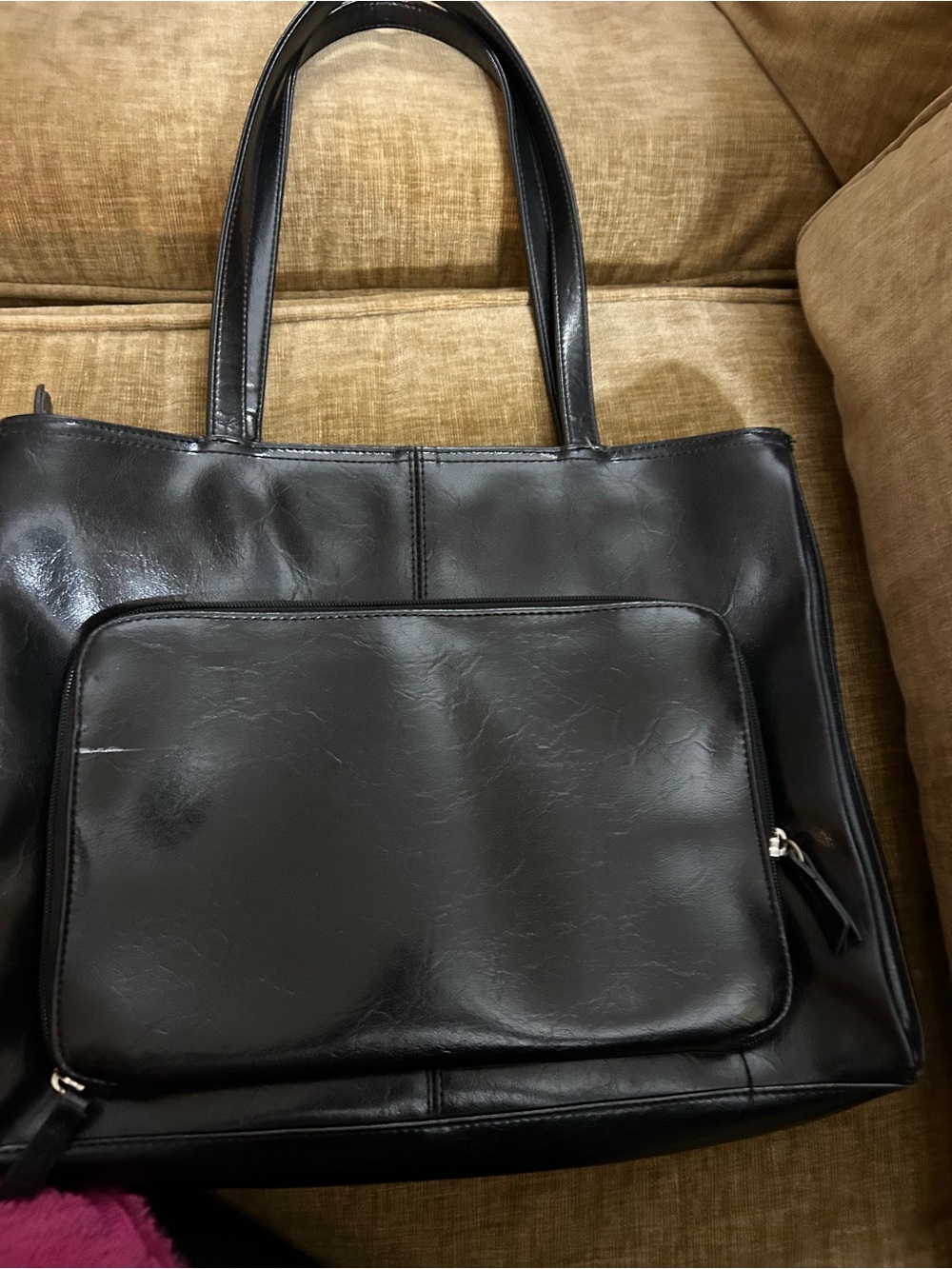 Liz Claiborne Classic Black Leather purse